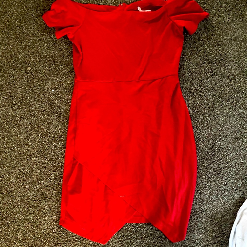 Red dress